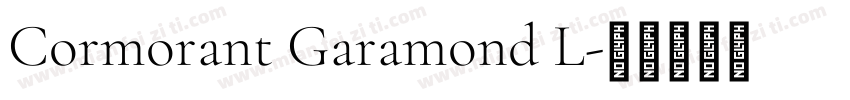 Cormorant Garamond L字体转换